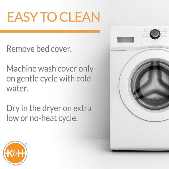 K&H Pet Products Kitty Sill Deluxe With Bolster 24" X 14" Orthopedic Cat Window - Picture 5 of 5